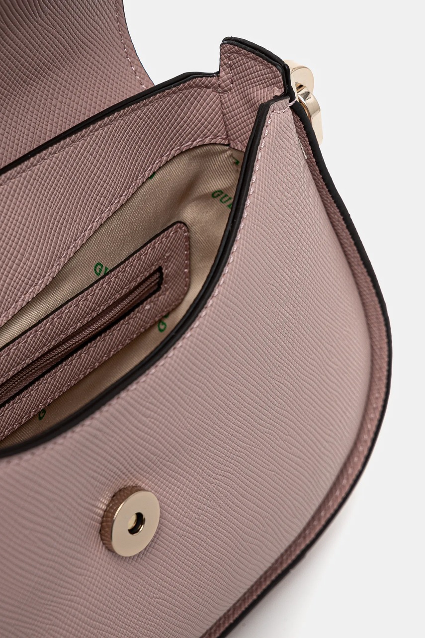 Τσάντα Guess ECO JAZLYNN χρώμα: ροζ, HWEZG9 52320 φωτογραφία