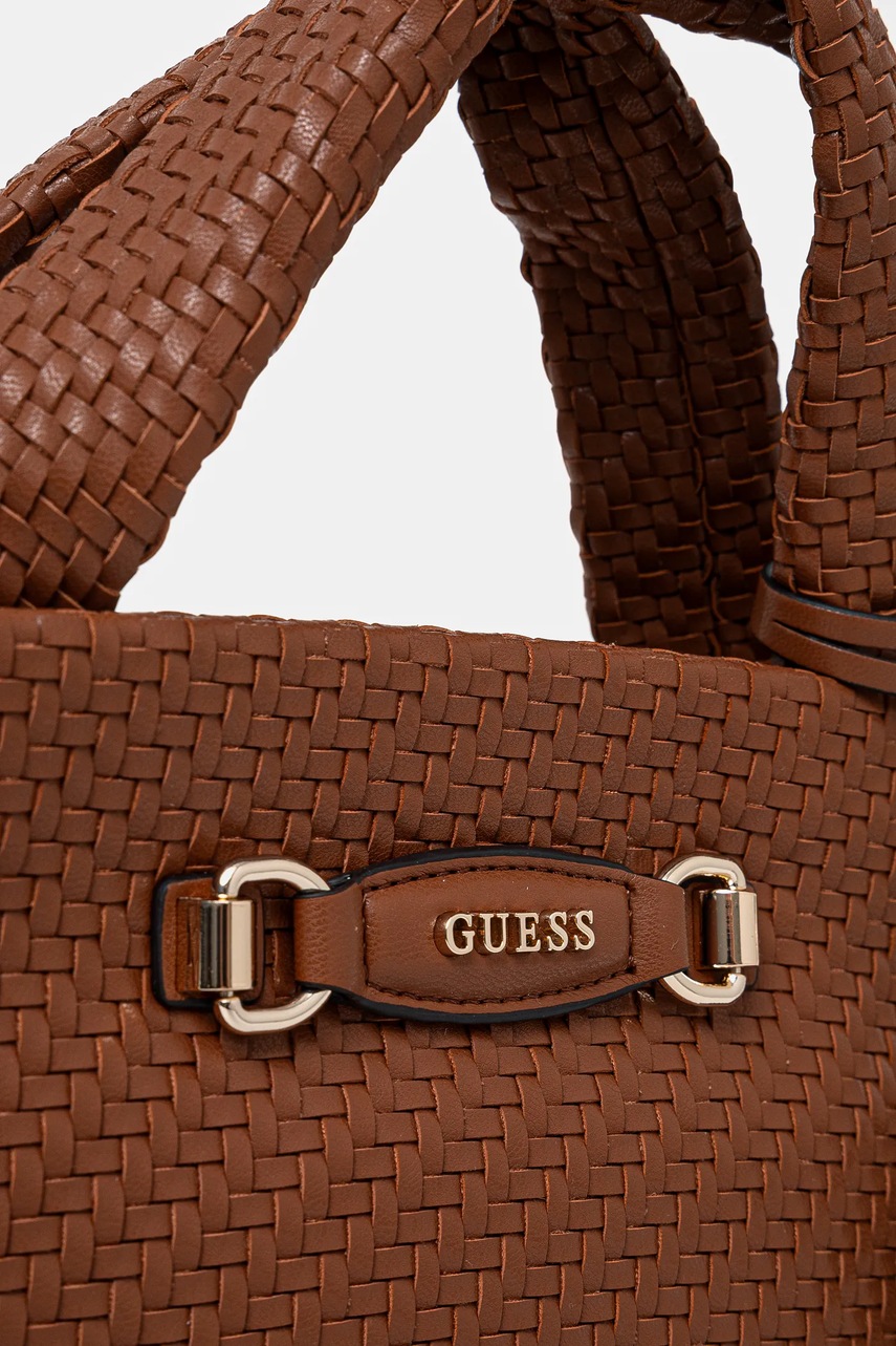 Τσάντα Guess FRANCY χρώμα: καφέ, HWWG95 30750 φωτογραφία