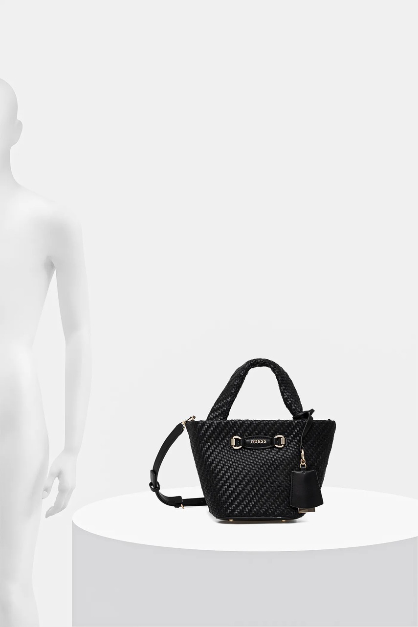 Τσάντα Guess FRANCY χρώμα: μαύρο, HWWG95 30750 φωτογραφία