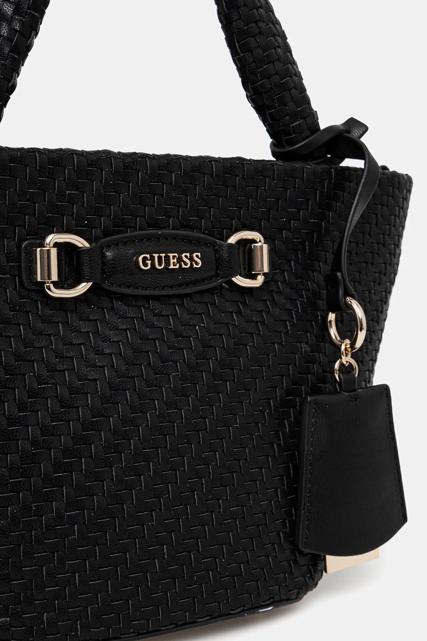 Τσάντα Guess FRANCY χρώμα: μαύρο, HWWG95 30750 φωτογραφία