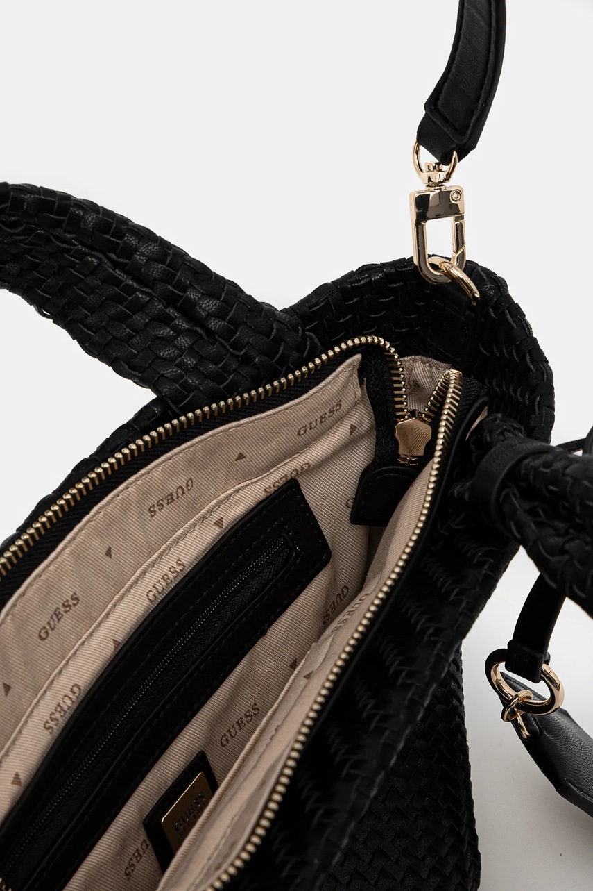 Τσάντα Guess FRANCY χρώμα: μαύρο, HWWG95 30750 φωτογραφία