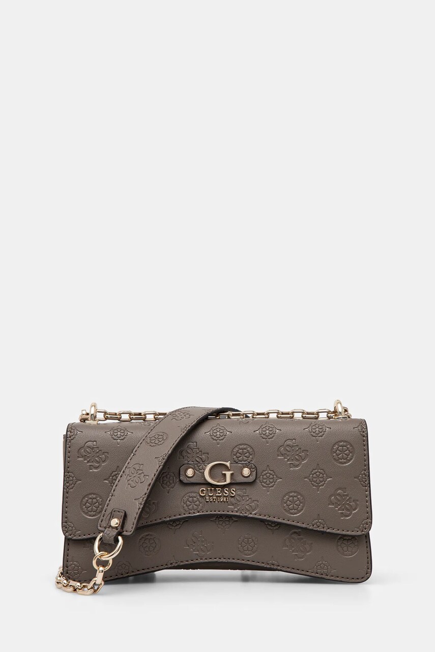 Levně Kabelka Guess GERTY šedá barva, HWPD95 29210