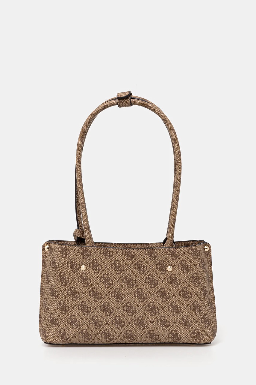 Τσάντα Guess MERIDIAN χρώμα: καφέ, HWSG87 78090 φωτογραφία