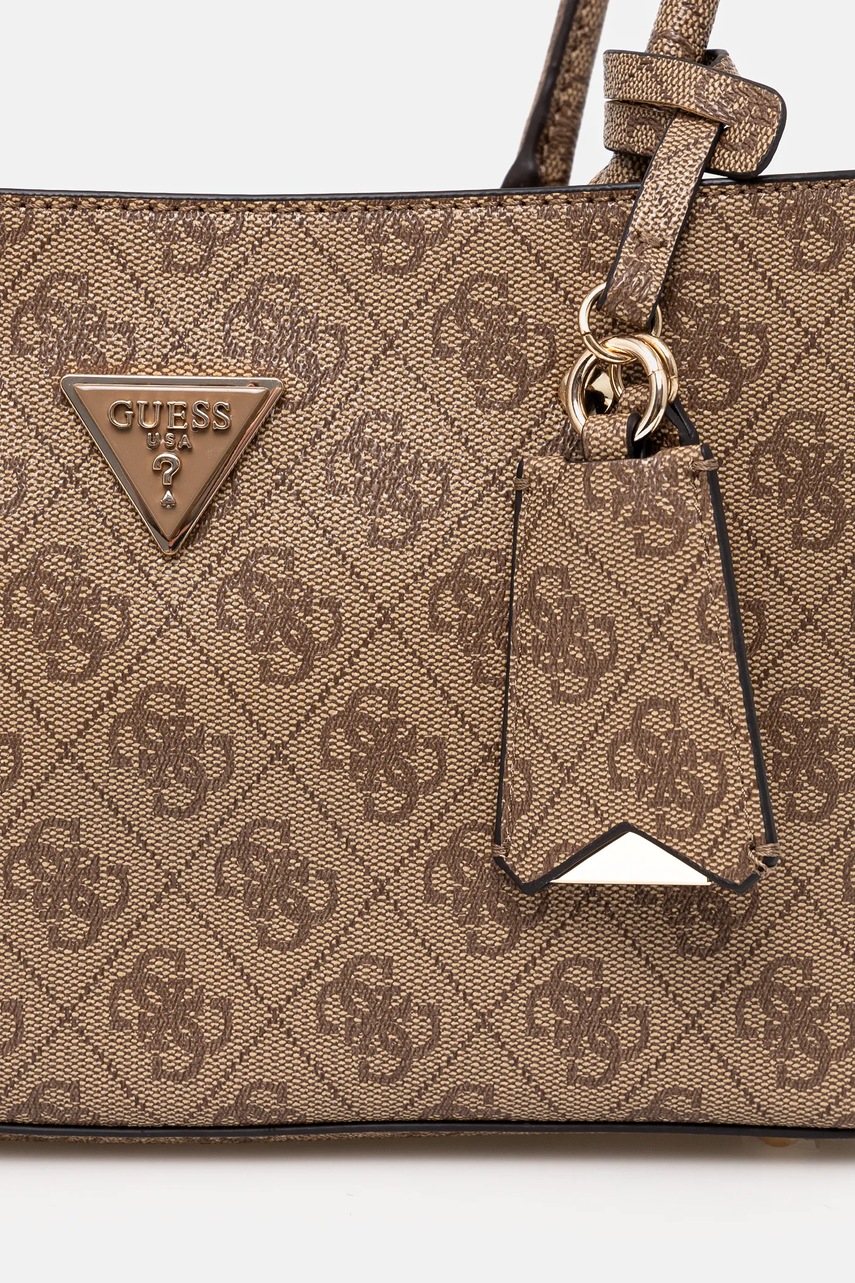 Τσάντα Guess MERIDIAN χρώμα: καφέ, HWSG87 78090 φωτογραφία