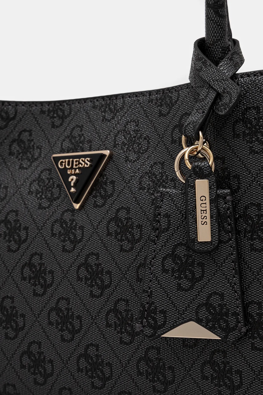 Τσάντα Guess MERIDIAN χρώμα: γκρι, HWSG87 78090 φωτογραφία
