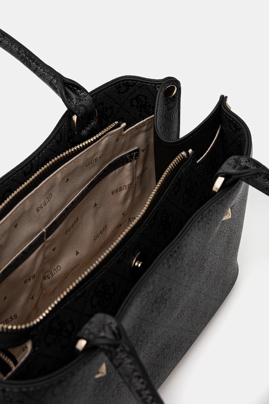 Τσάντα Guess MERIDIAN χρώμα: γκρι, HWSG87 78090 φωτογραφία