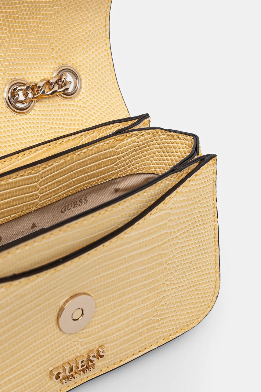 Τσάντα Guess ORLINA χρώμα: κίτρινο, HWKG95 31780 φωτογραφία