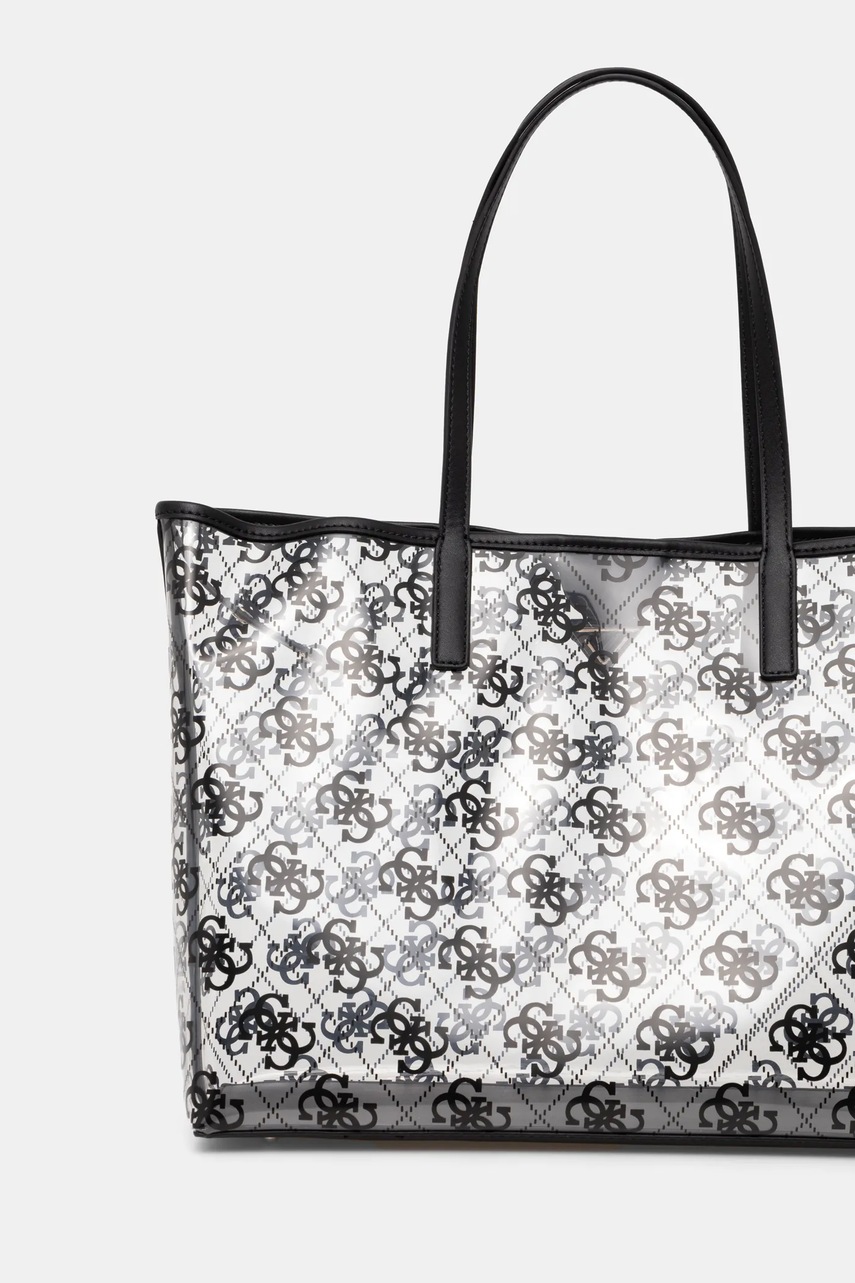 Τσάντα Guess TUANA χρώμα: διάφανο, HWVL95 25240 φωτογραφία