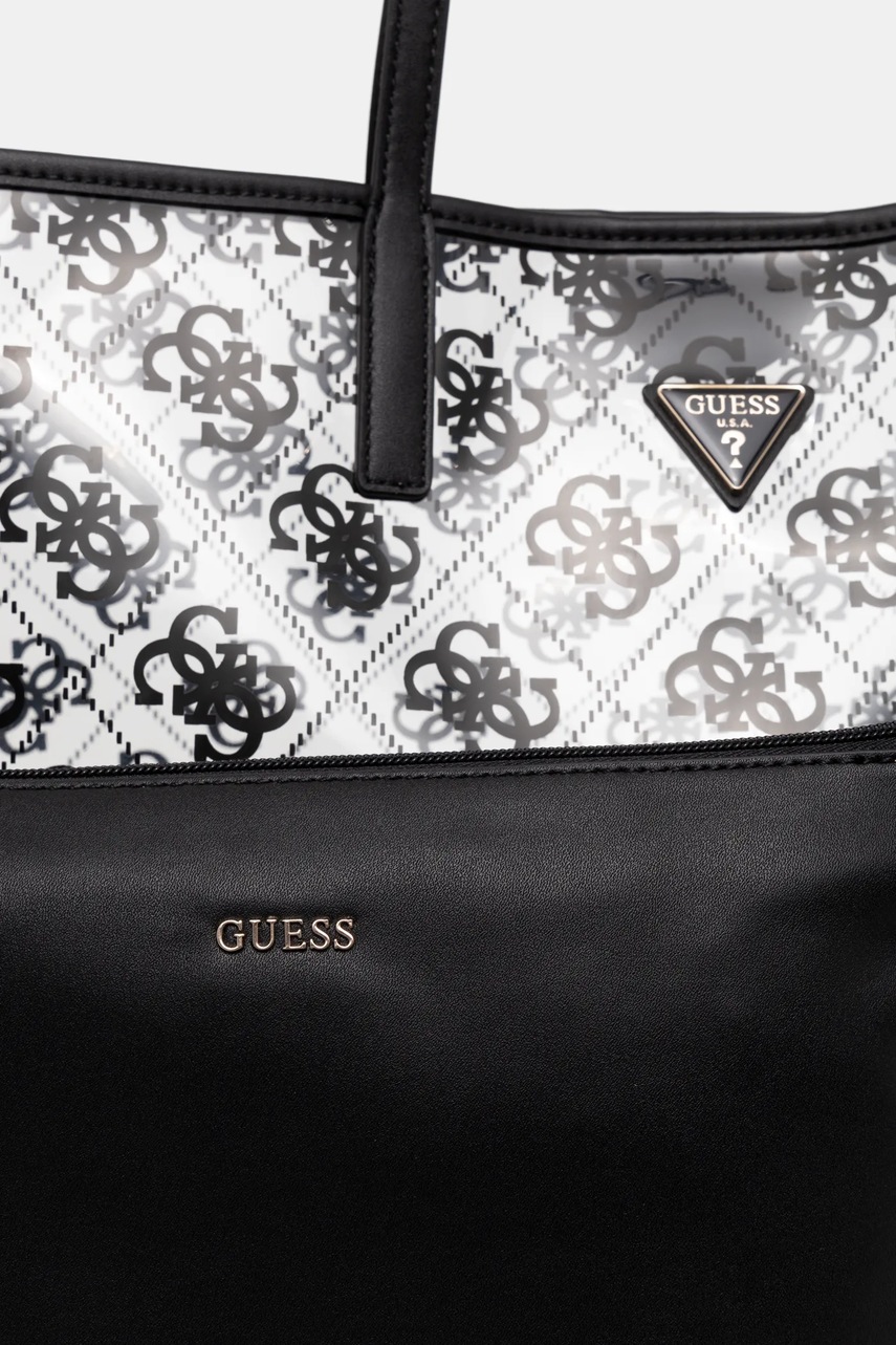Τσάντα Guess TUANA χρώμα: διάφανο, HWVL95 25240 φωτογραφία