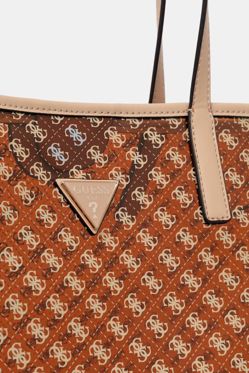 Τσάντα Guess TUANA χρώμα: μπεζ, HWVV95 25240 φωτογραφία