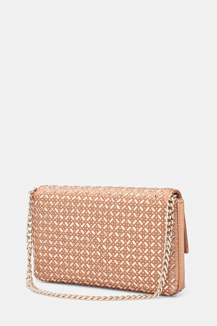 Τσάντα Guess ZALINA χρώμα: καφέ, HWXG93 50700 φωτογραφία