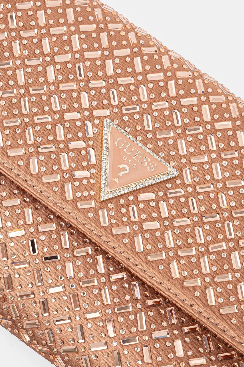 Τσάντα Guess ZALINA χρώμα: καφέ, HWXG93 50700 φωτογραφία