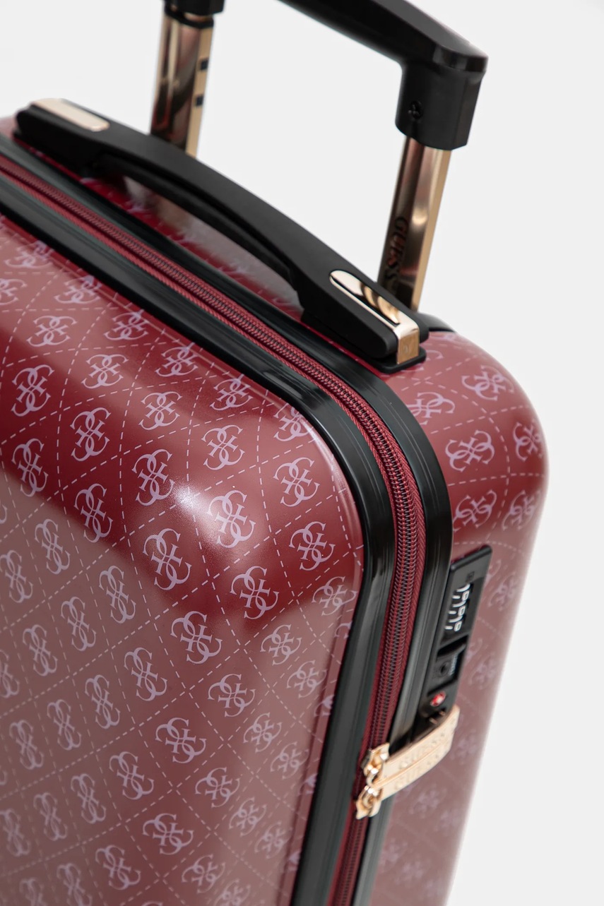 Βαλίτσα Guess JESCO χρώμα: μπορντό, TWE838 99830 φωτογραφία