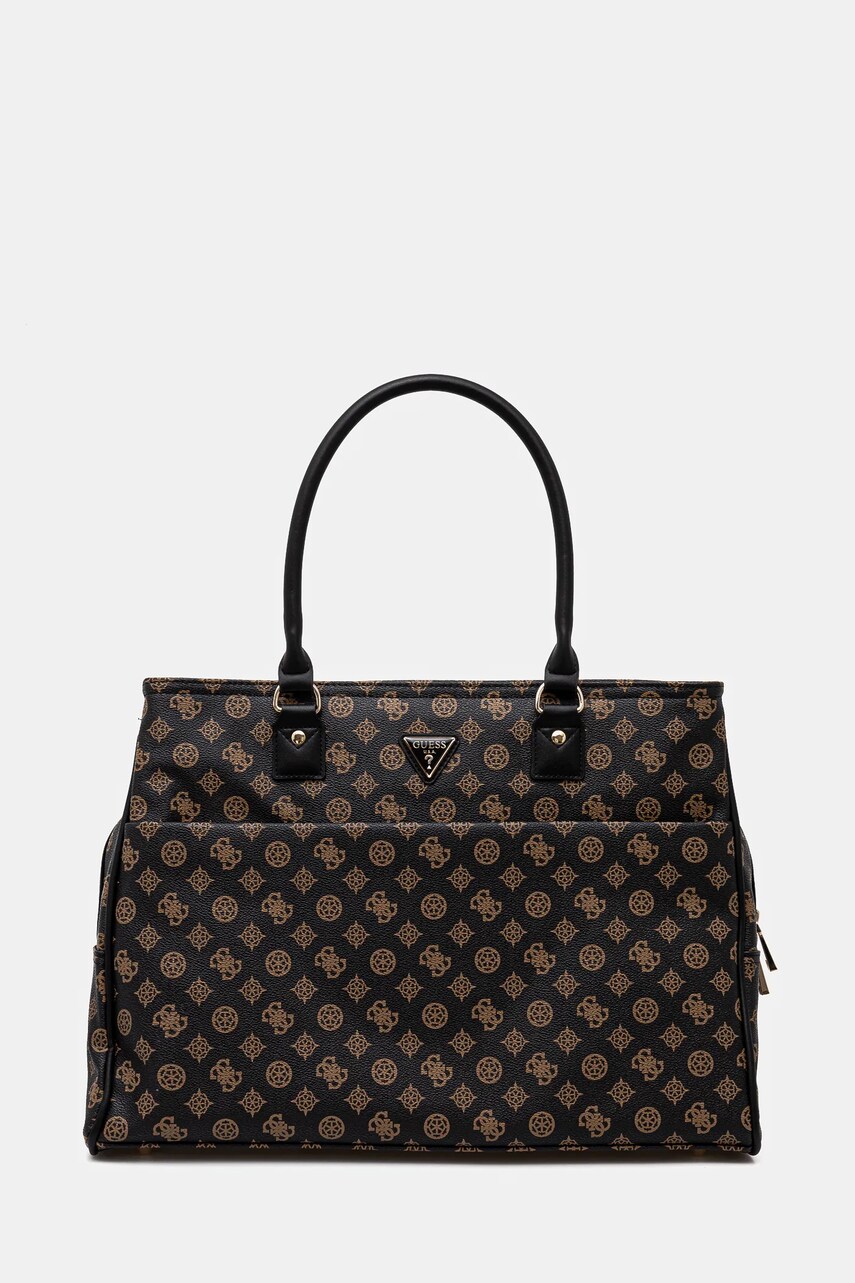 Levně Taška Guess WILDER hnědá barva, TWY745 29190