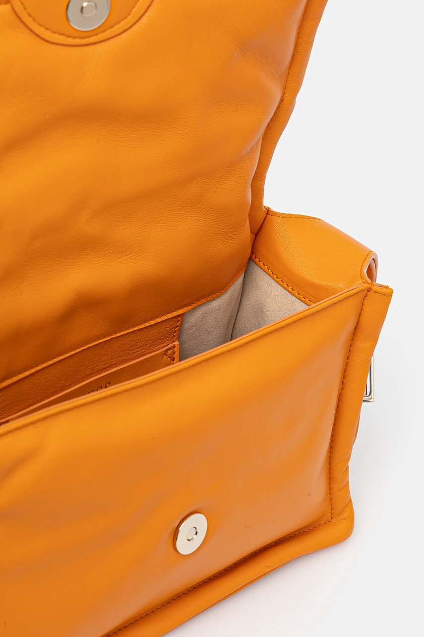 Δερμάτινη τσάντα Guess EVA χρώμα: μπεζ, HWSTPF L5116 φωτογραφία