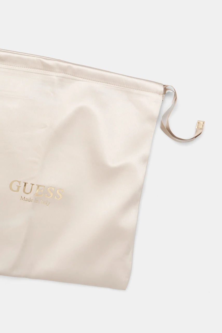 Δερμάτινη τσάντα Guess EVA χρώμα: μπεζ, HWSTPF L5116 φωτογραφία