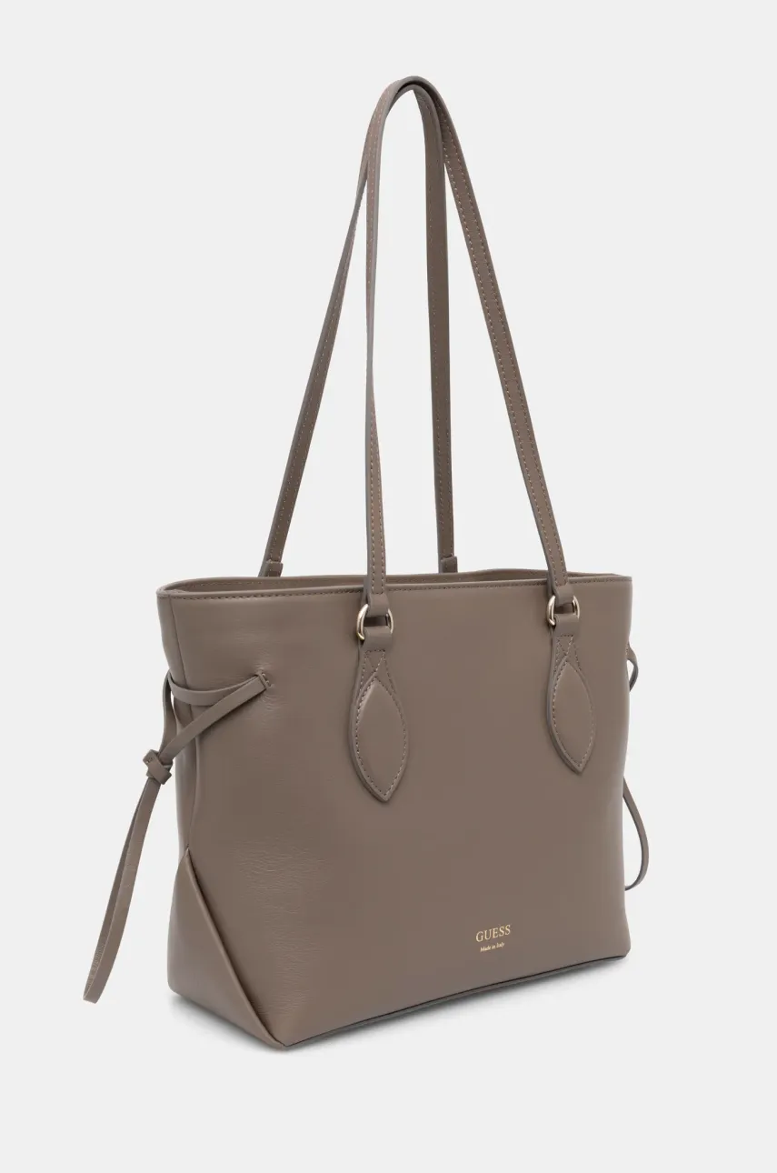 Шкіряна сумочка Guess FLORENCE колір коричневий HWFLNC L5103