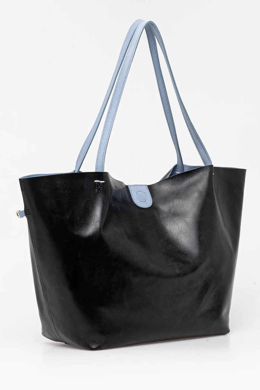 Двусторонняя кожаная сумка Patrizia Pepe 2B0130 L153