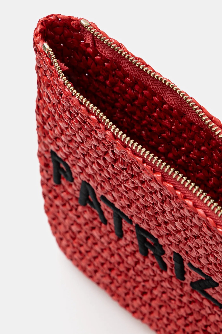 Τσάντα Patrizia Pepe χρώμα: κόκκινο, 2B0134 V039 φωτογραφία