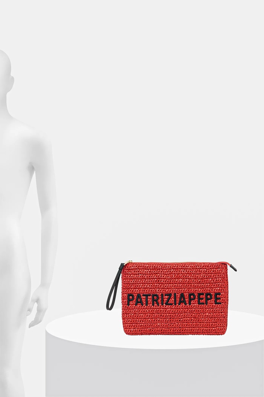 Τσάντα Patrizia Pepe χρώμα: κόκκινο, 2B0134 V039 φωτογραφία