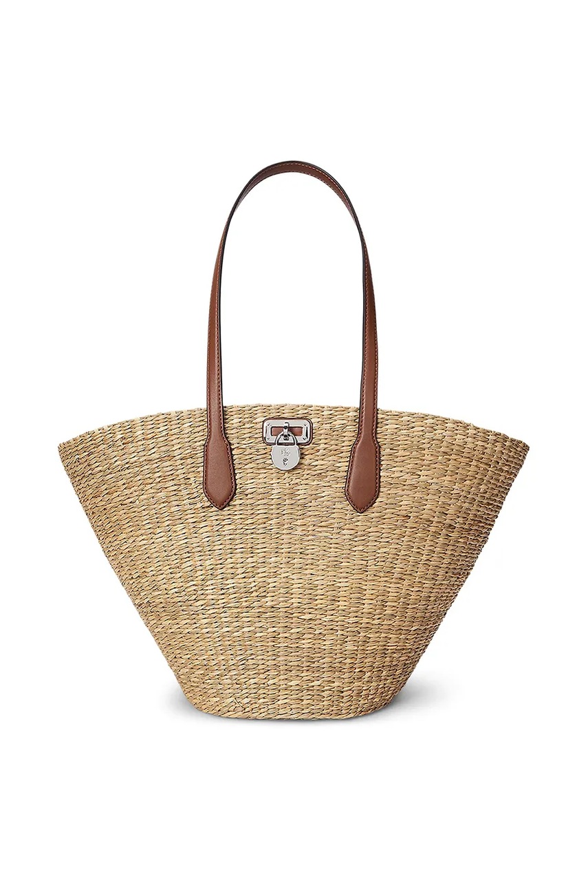 Levně Kabelka Lauren Ralph Lauren béžová barva, 431960443