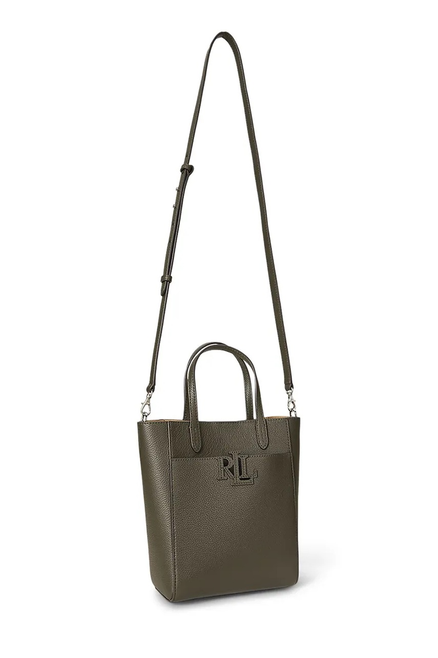 Кожаная сумочка Lauren Ralph Lauren цвет коричневый 431966760 Кожаная сумочка Lauren Ralph Lauren цвет коричневый 431966760