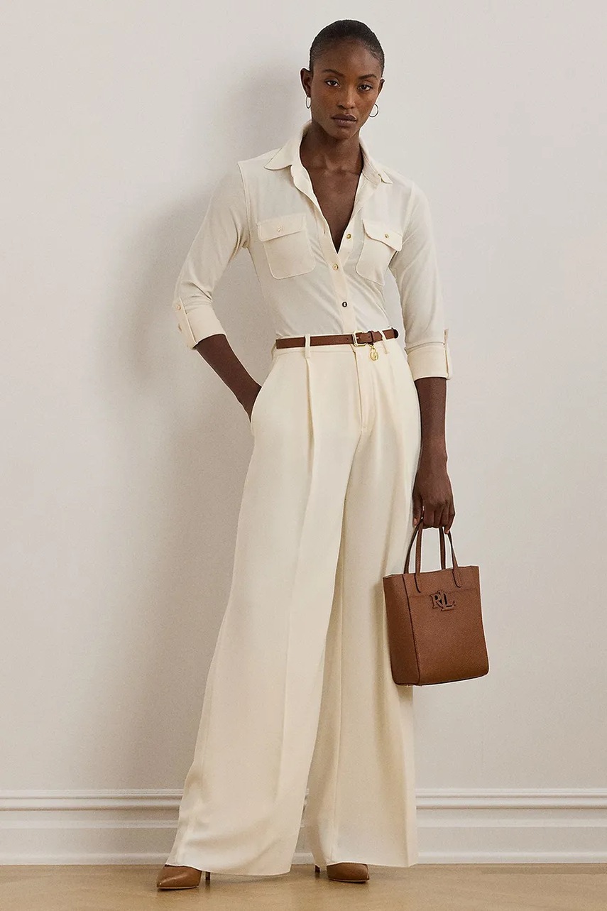 Lauren Ralph Lauren Lauren Ralph Lauren Δερμάτινη τσάντα Lauren Ralph Lauren - 6