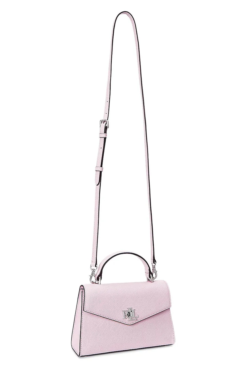 Кожаная сумочка Lauren Ralph Lauren цвет розовый 431966765 Кожаная сумочка Lauren Ralph Lauren цвет розовый 431966765