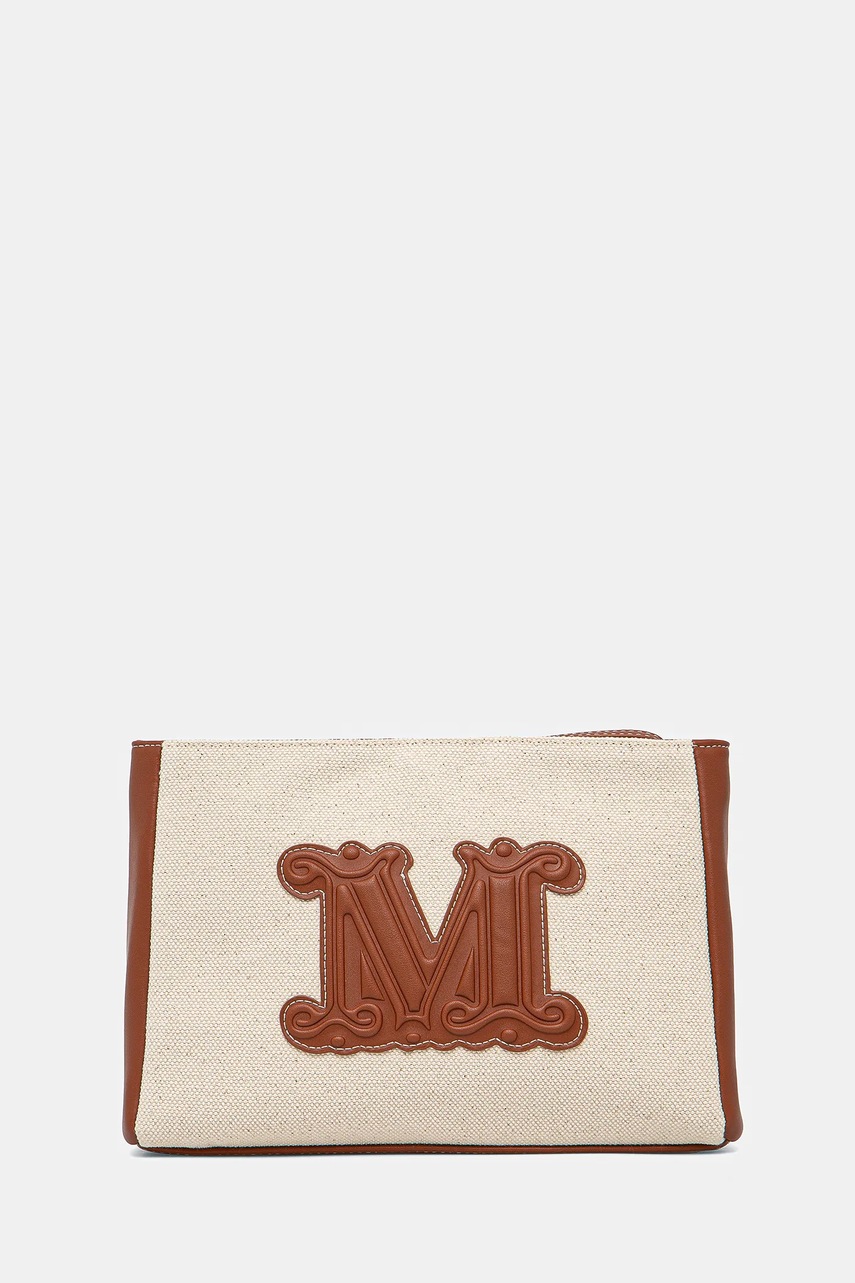 Max Mara Beachwear geantă culoarea bej, 2516511069600