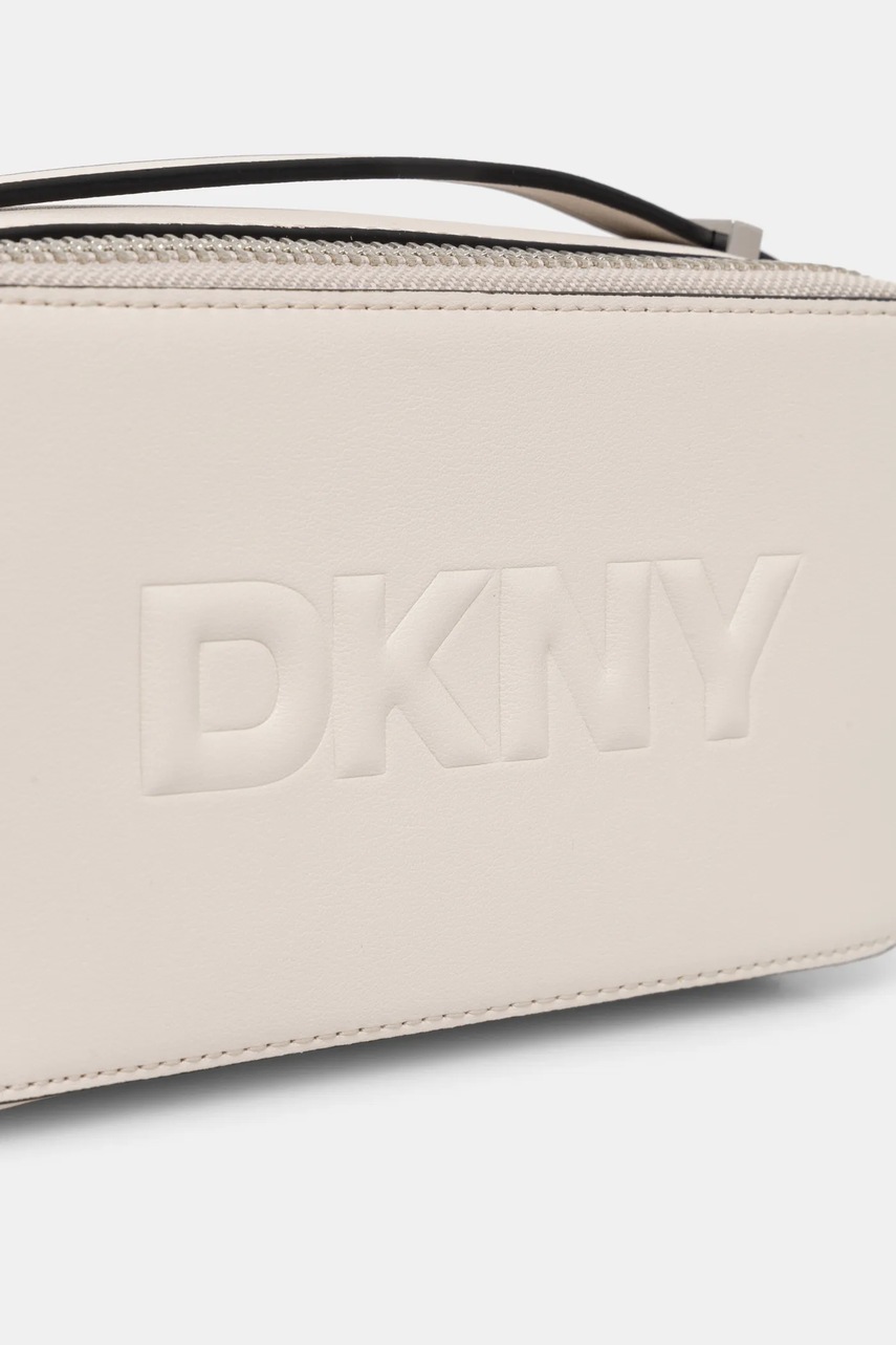 Τσάντα Dkny χρώμα: γκρι, R44EZI35 φωτογραφία