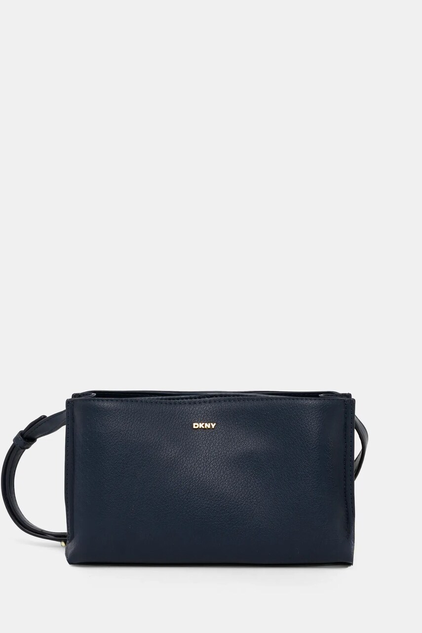Dkny poseta de piele culoarea albastru marin, R44E1I54