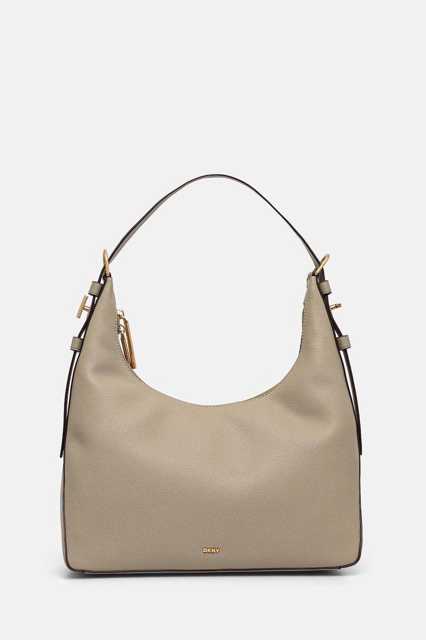 Dkny poseta de piele culoarea bej, R44CAI64 Dkny poseta de piele culoarea bej, R44CAI64