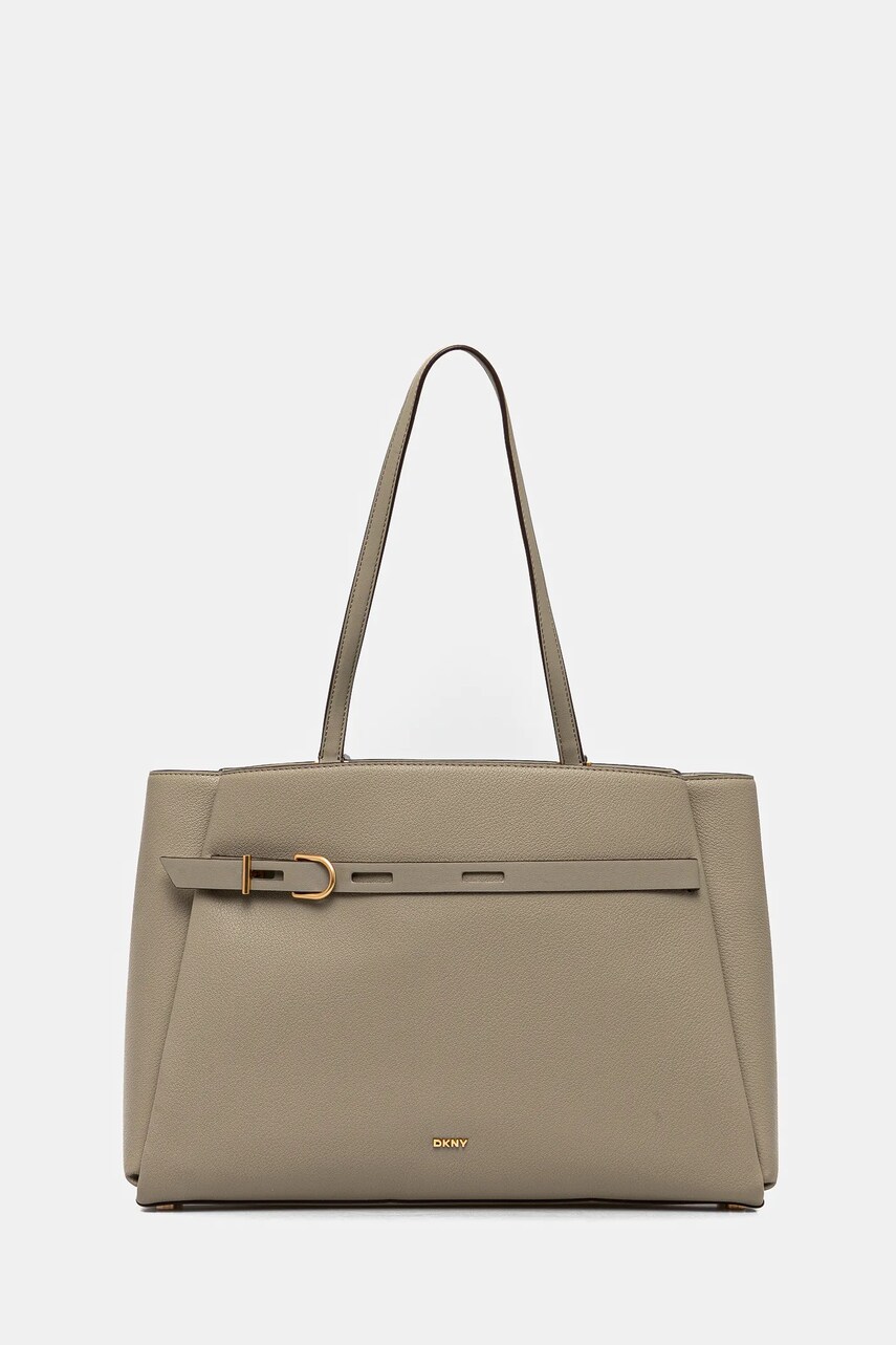 Dkny poseta de piele culoarea bej, R44AAI67