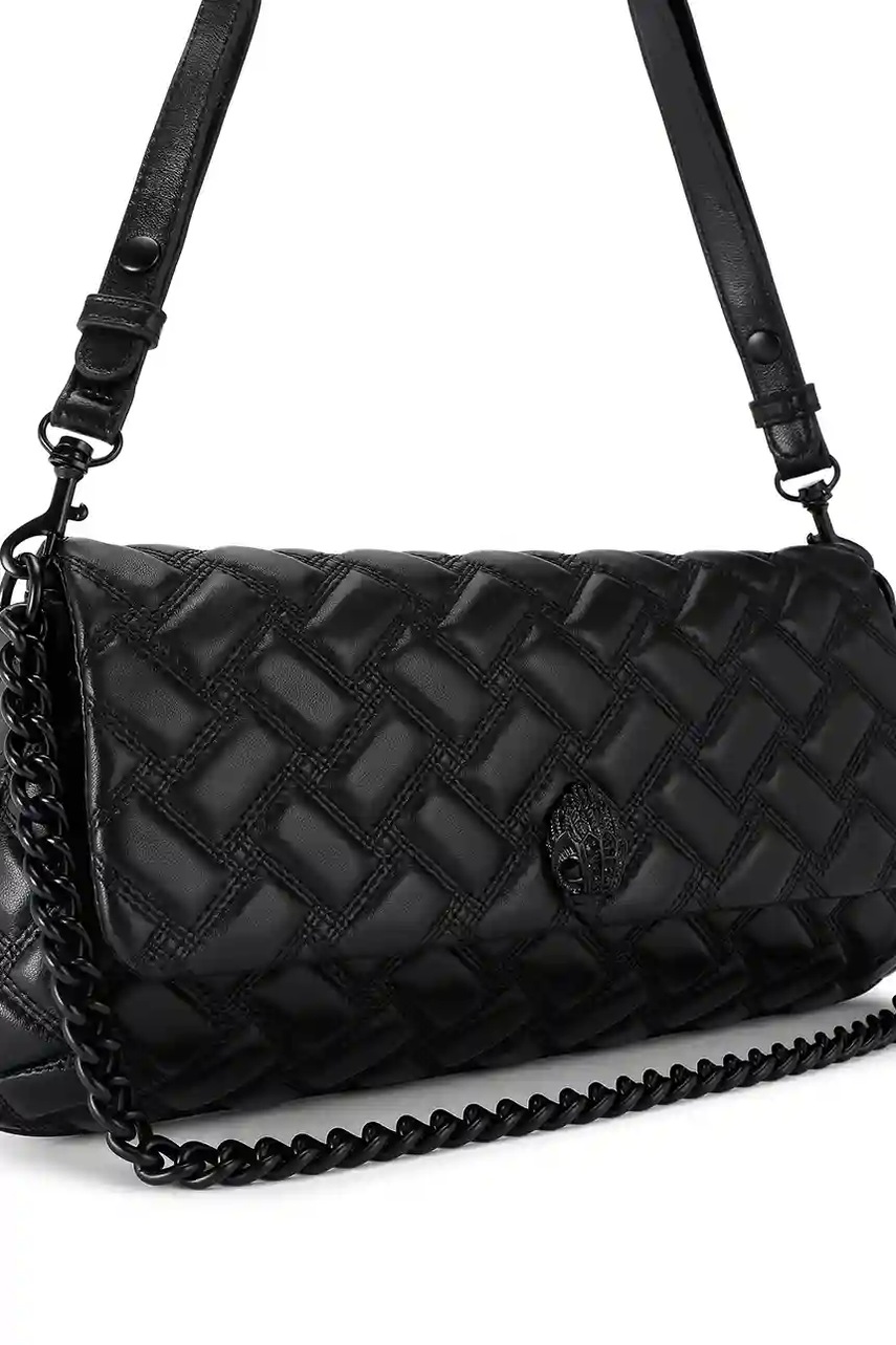 Кожаная сумочка Kurt Geiger London цвет чёрный 4028500109