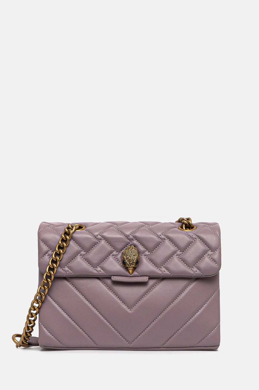 Kurt Geiger London poseta de piele culoarea violet, 3586295109