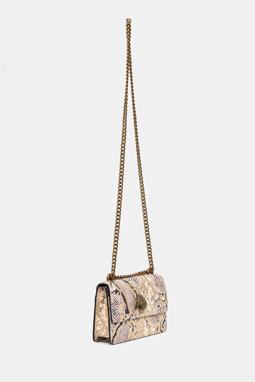 Кожаная сумочка Kurt Geiger London цвет бежевый 3536266719 Кожаная сумочка Kurt Geiger London цвет бежевый 3536266719