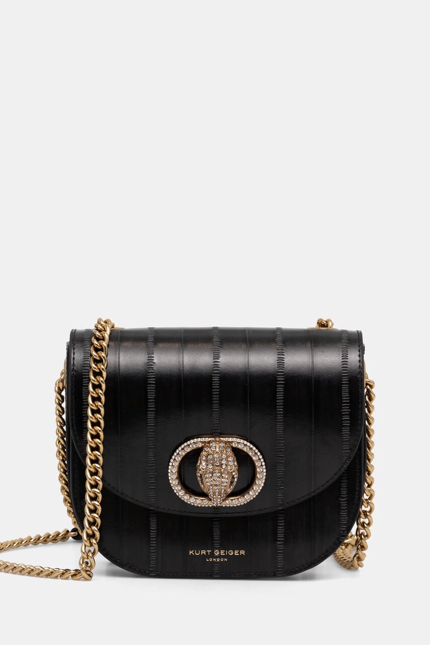 Kurt Geiger London poseta de piele culoarea negru, 3598300119