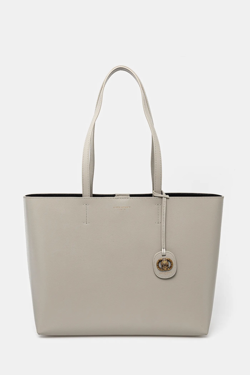 Kurt Geiger London geanta de piele culoarea gri, 3601423109