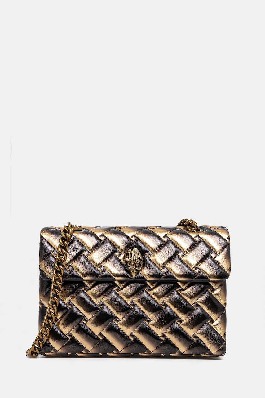 Kurt Geiger London poseta de piele culoarea auriu, 3586268109
