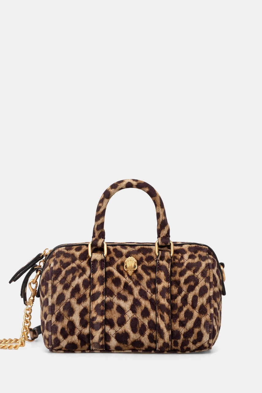 Kurt Geiger London geanta de mana din piele intoarsa culoarea maro, 1263039289