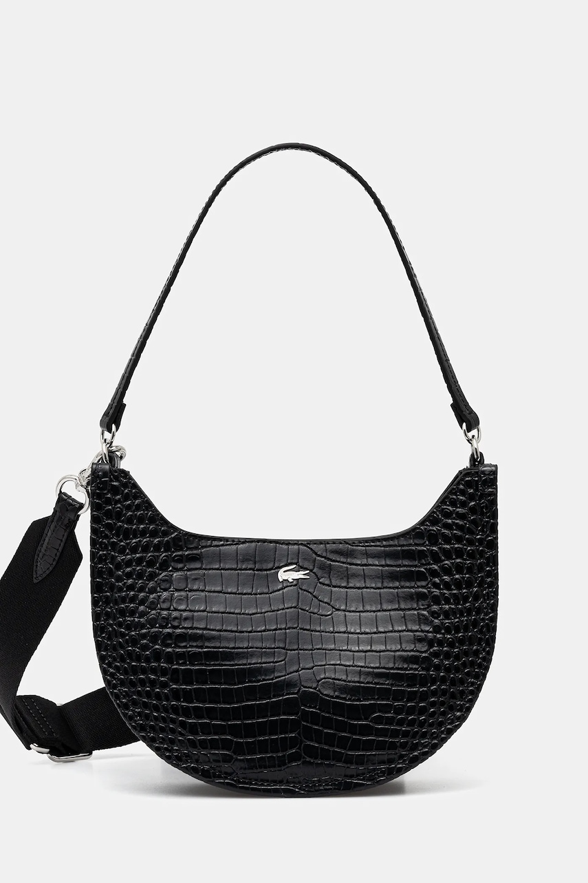 Lacoste geantă culoarea negru, NF4980KL