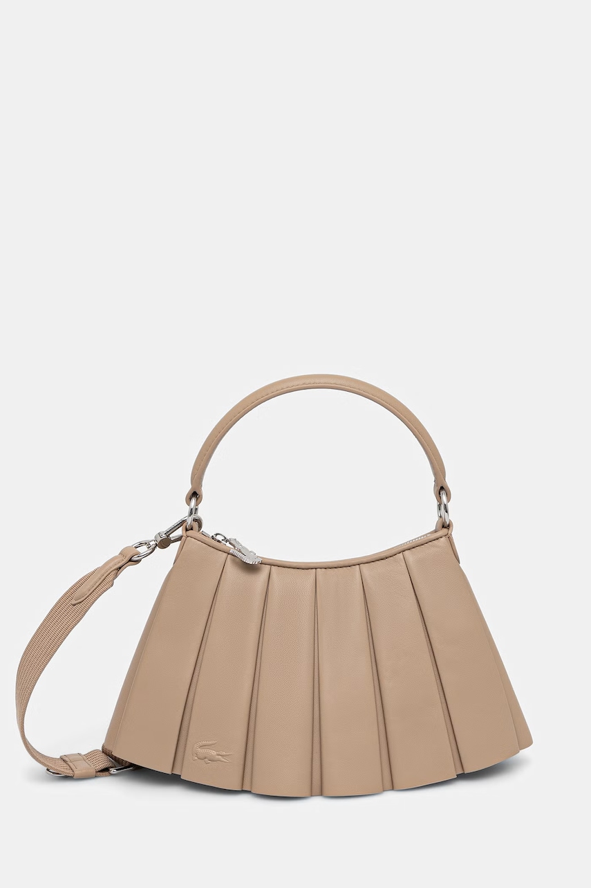 Δερμάτινη τσάντα Lacoste