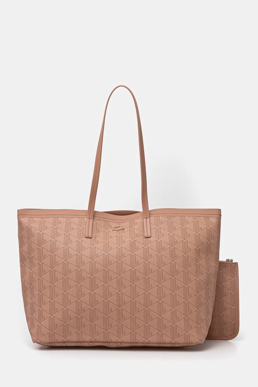 Lacoste poseta culoarea portocaliu, NF5001ZE