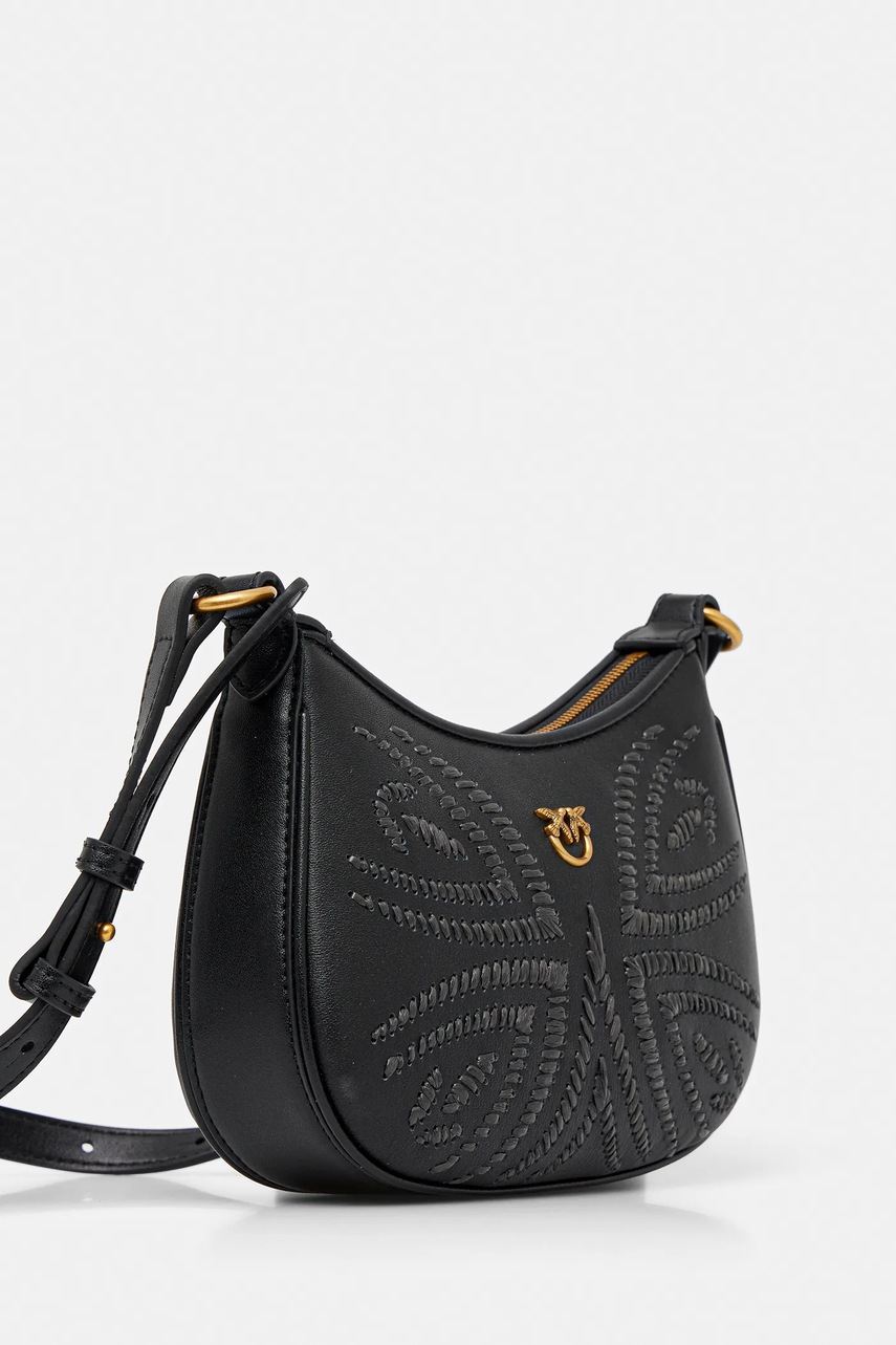 Кожаная сумочка Pinko цвет чёрный 103538 A2C3