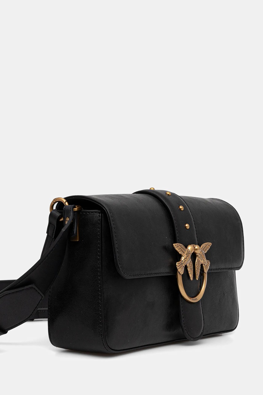 Кожаная сумочка Pinko цвет чёрный 104524 A2C2