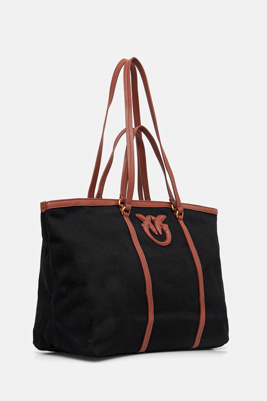 Хлопковая сумка Pinko цвет чёрный 104715 A2G2