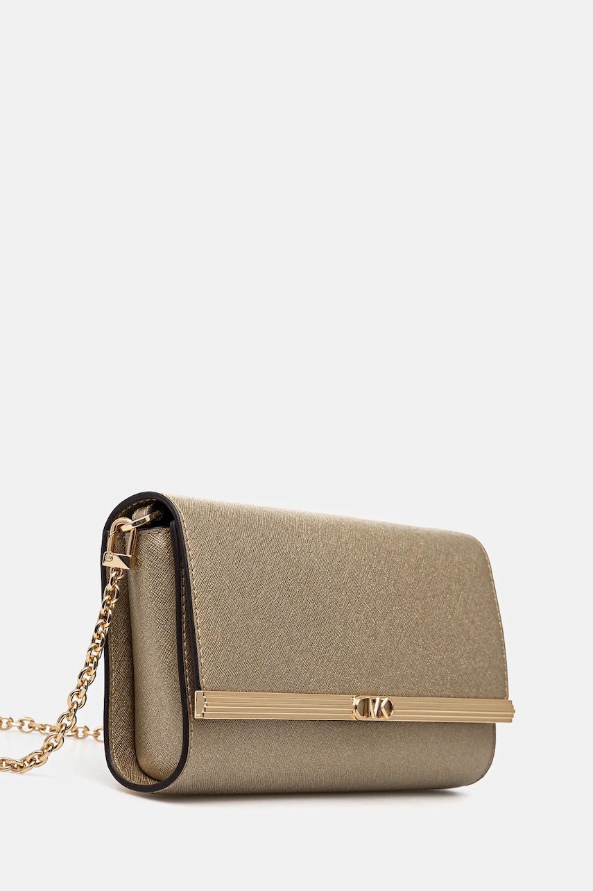 Кожаная сумочка MICHAEL Michael Kors цвет золотой 30H3G8OC3M Кожаная сумочка MICHAEL Michael Kors цвет золотой 30H3G8OC3M