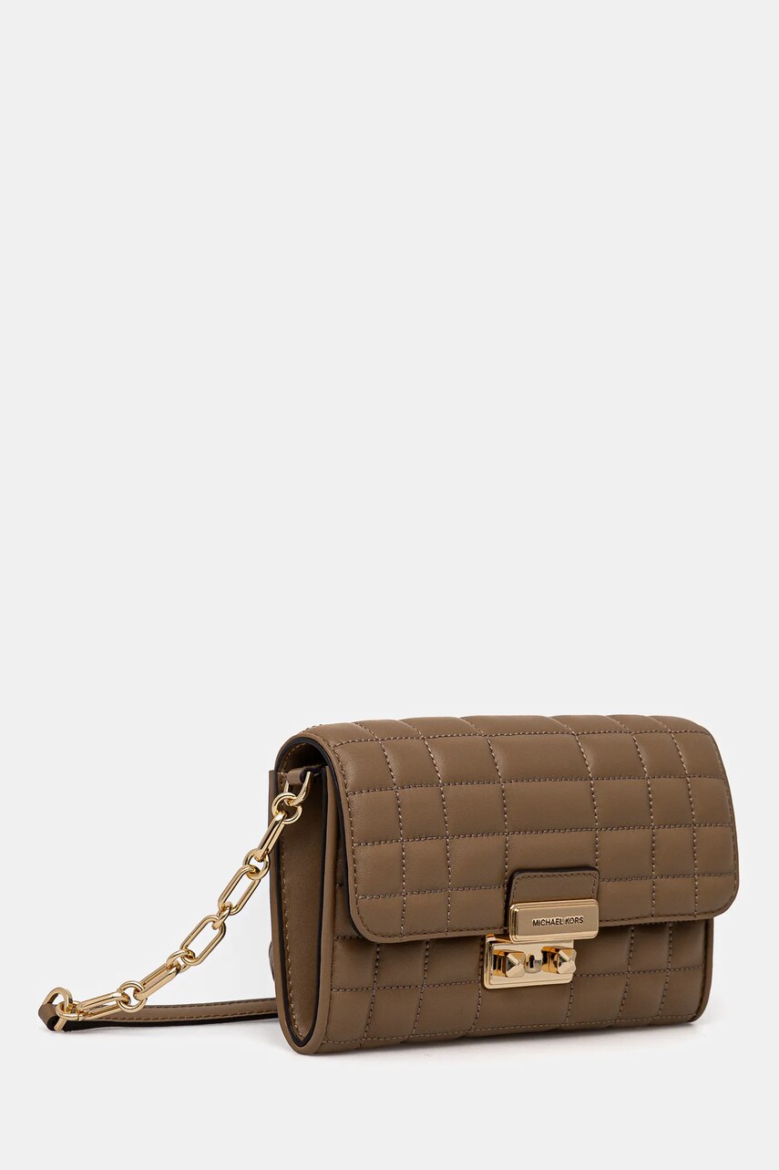 Кожаная сумка MICHAEL Michael Kors цвет бежевый 32S4G2RC9L Кожаная сумка MICHAEL Michael Kors цвет бежевый 32S4G2RC9L