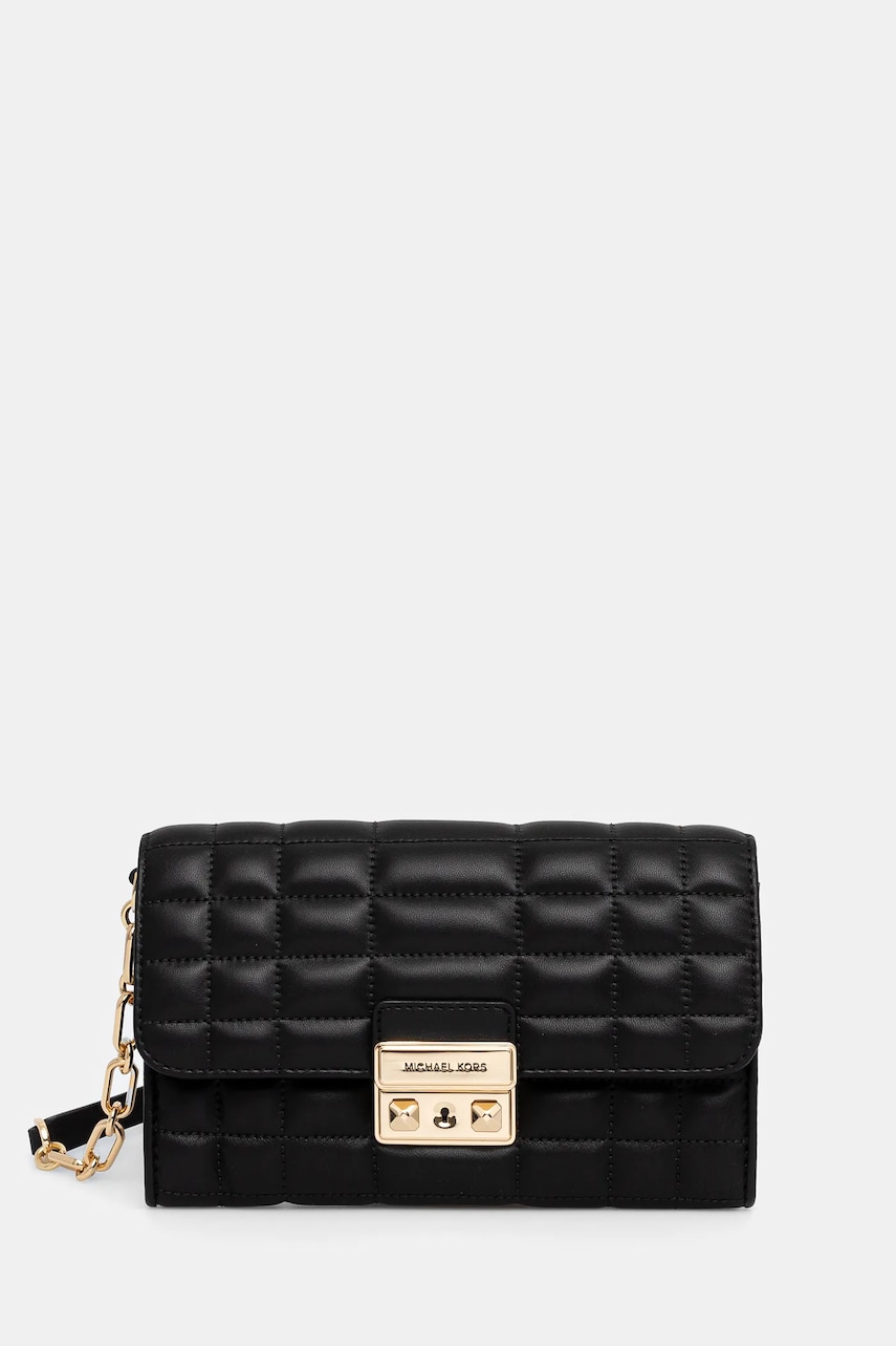 MICHAEL Michael Kors poseta piele culoarea negru, 32S4G2RC9L MICHAEL Michael Kors poseta piele culoarea negru, 32S4G2RC9L