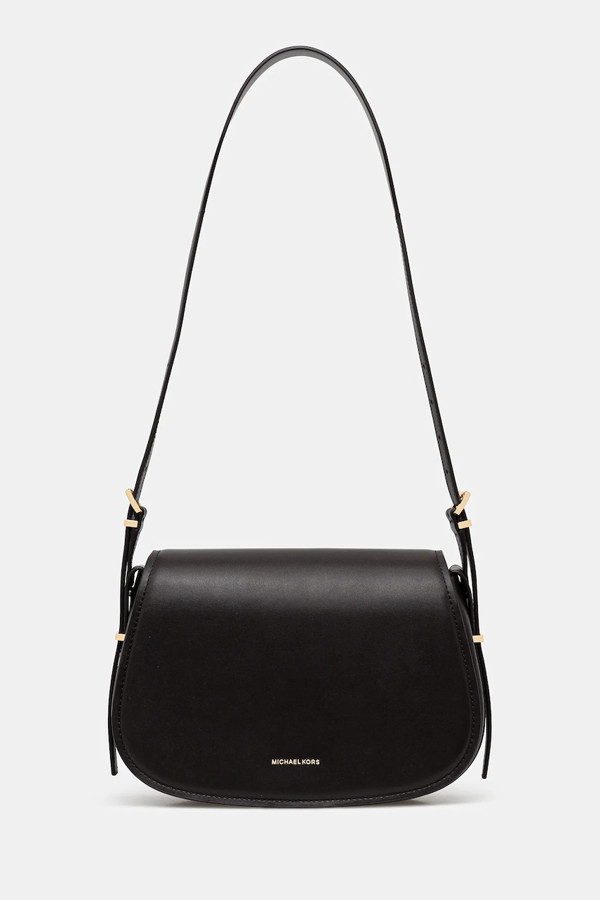 MICHAEL Michael Kors poșetă de piele culoarea maro, 30R5GL0M2L